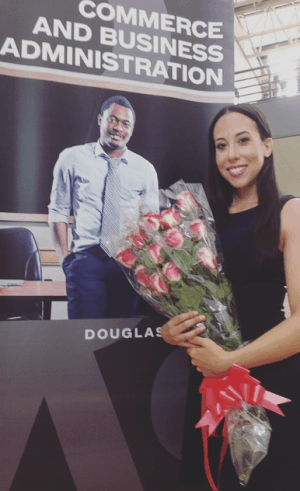 Michelle Salema And the 2016 Microserve Scholarship at Douglas College Goes to… Michelle Salema!