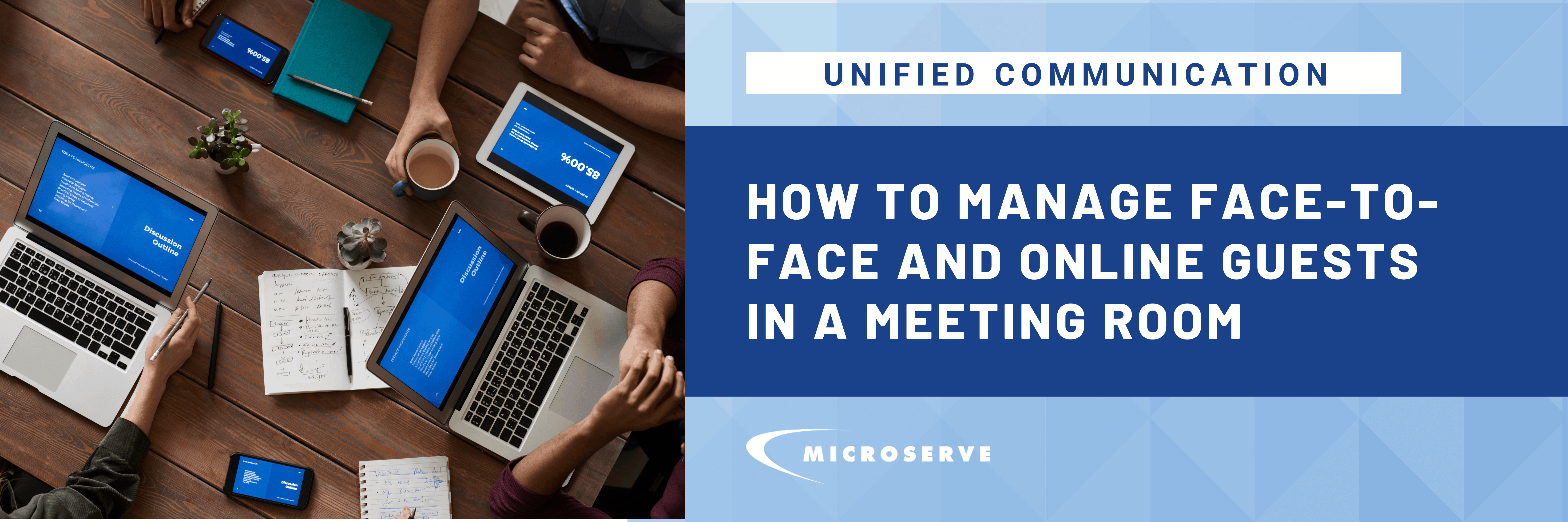 How to Manage Face-to-Face and Online Guests in a Meeting Room