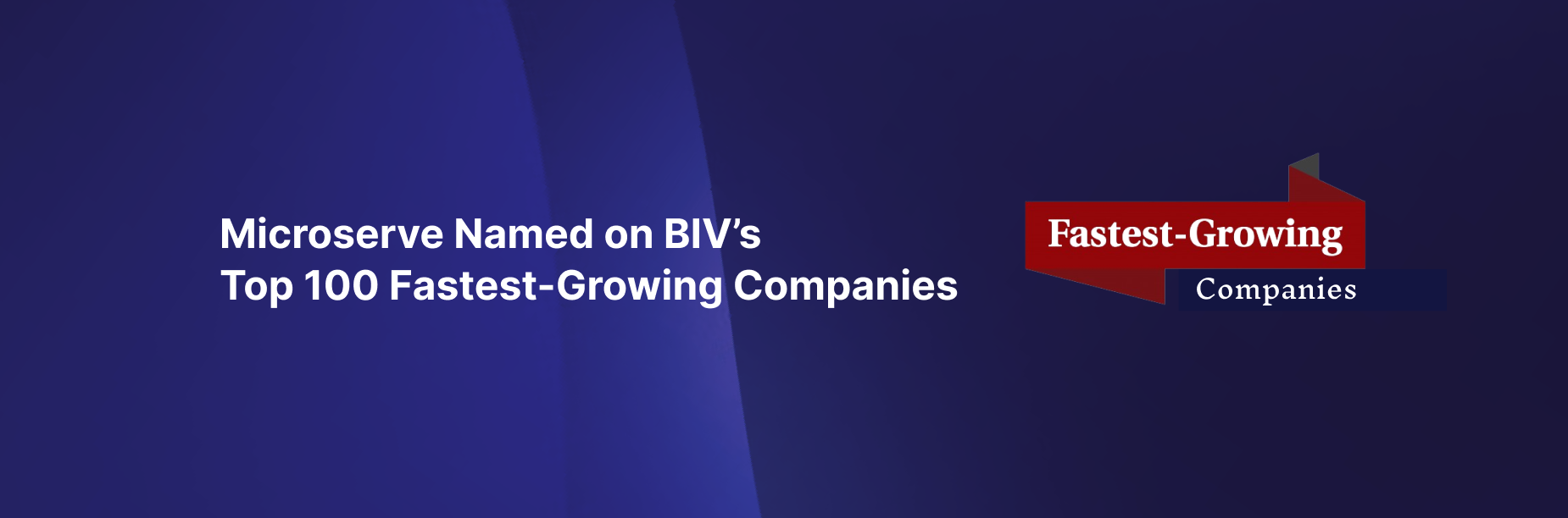 BIV Fastest Growing Companies Banner