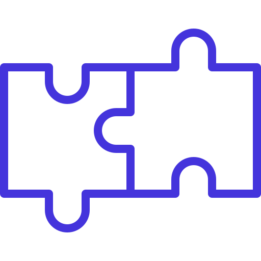 puzzle icon showing integration