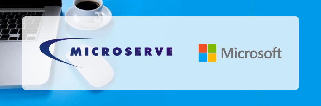Banner showing Microsoft & Microserve logo